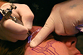 UV Circuitry Tattoo