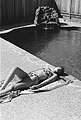 sunbathing