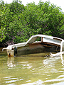 Sunken boat