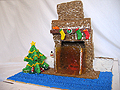 Gingerbread Fireplace